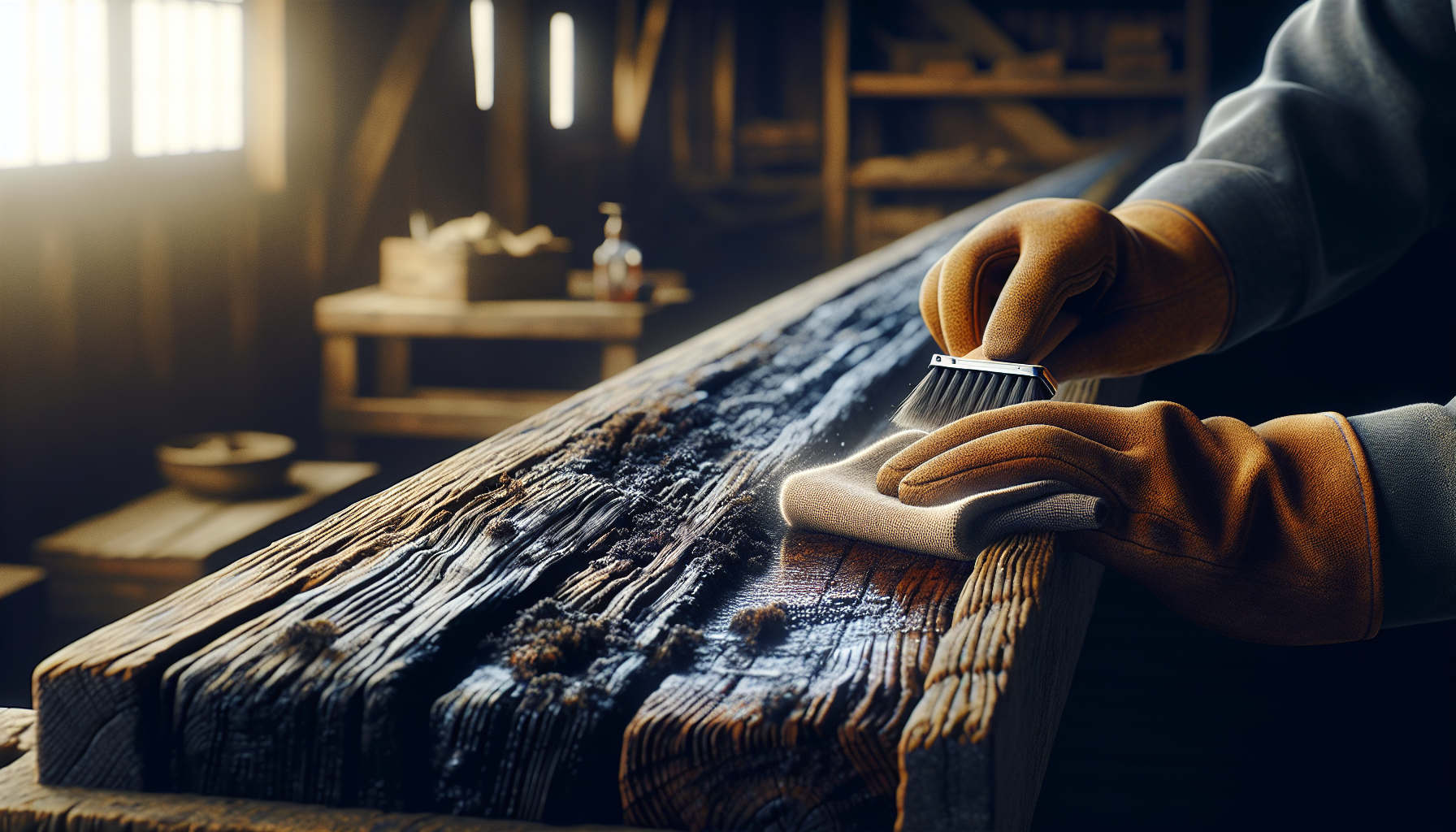 découvrez une méthode douce et efficace pour nettoyer une poutre en bois encrassée tout en préservant sa patine naturelle et son charme authentique.