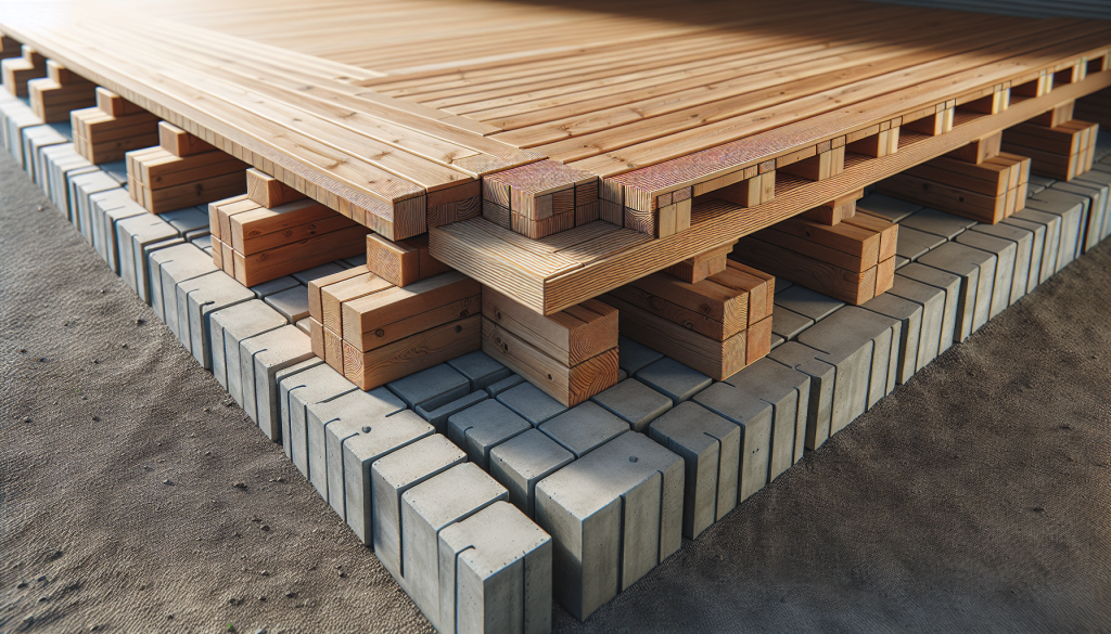 découvrez nos conseils pour construire une terrasse en bois sur parpaings stable et durable, en évitant le phénomène de "pompage" et les lames qui bougent.