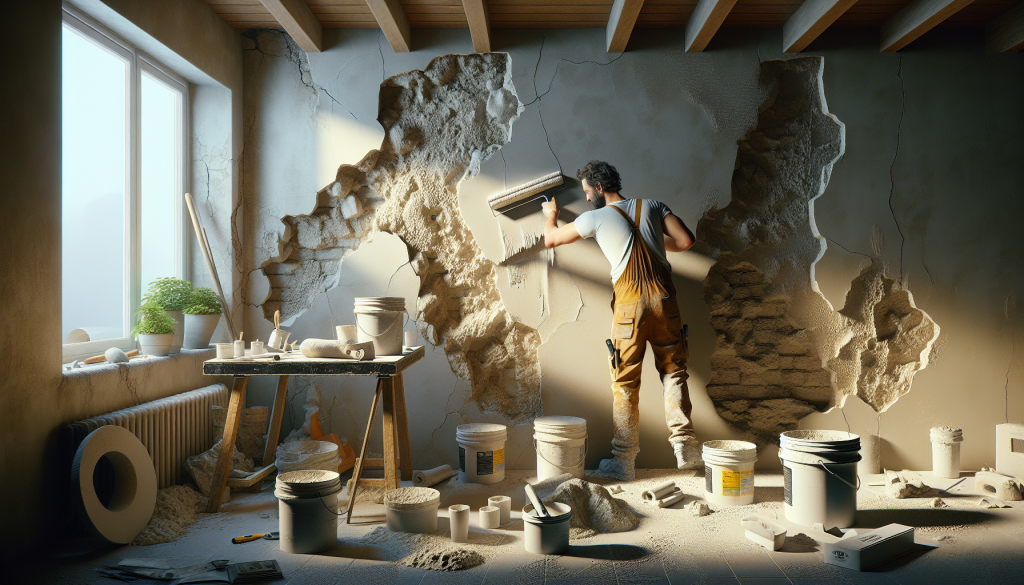 apprenez comment enduire facilement un mur abîmé pour rattraper trous, fissures et reliefs rapidement, sans y passer des jours.
